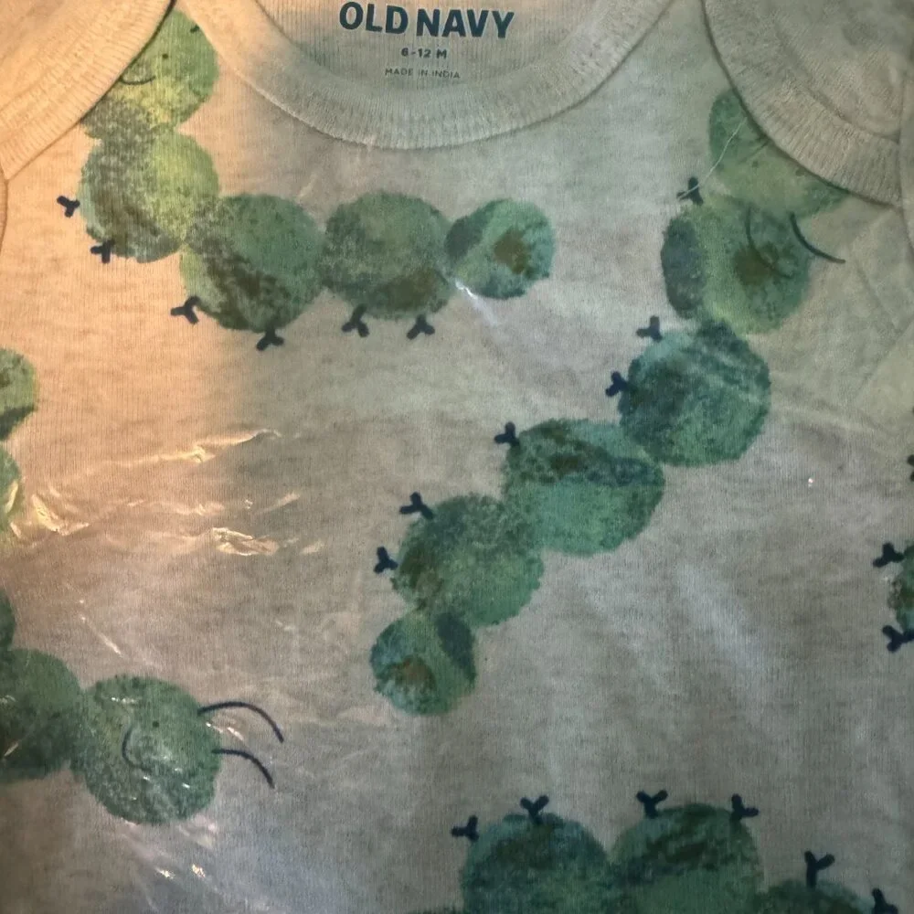 Old Navy NWT 6-12 month baby boy onesie bundle